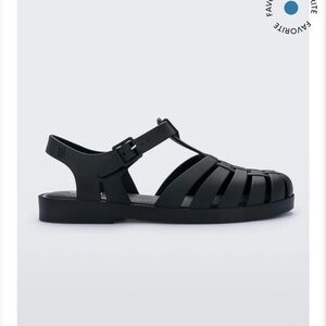 Melissa Possession Gel Sandals Black Strappy Sandals